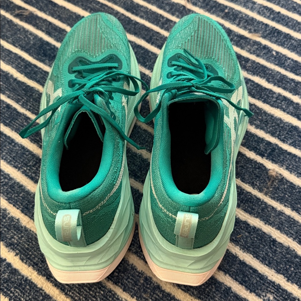 Men’s asics Superblast 2 GUC size 8.5 teal - Picture 4 of 5